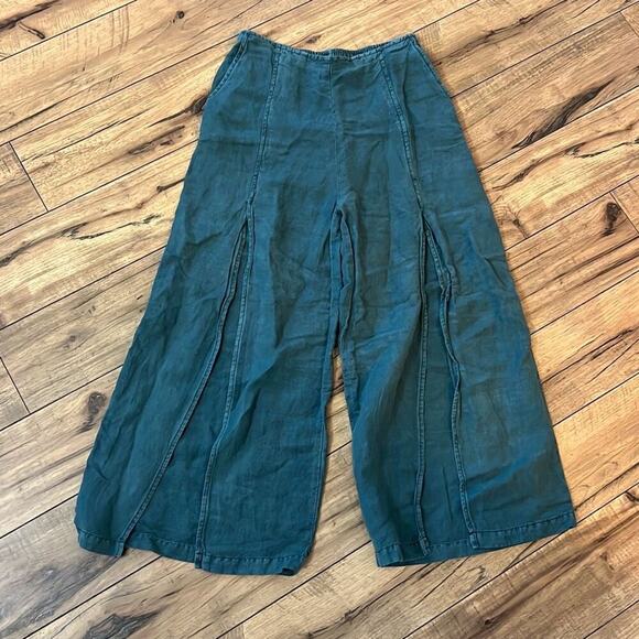 YFB Young Fabulous & Broke size XS linen blend cropped pants - Picture 1 of 4